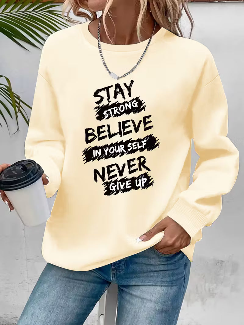 Motiverande Sweatshirt