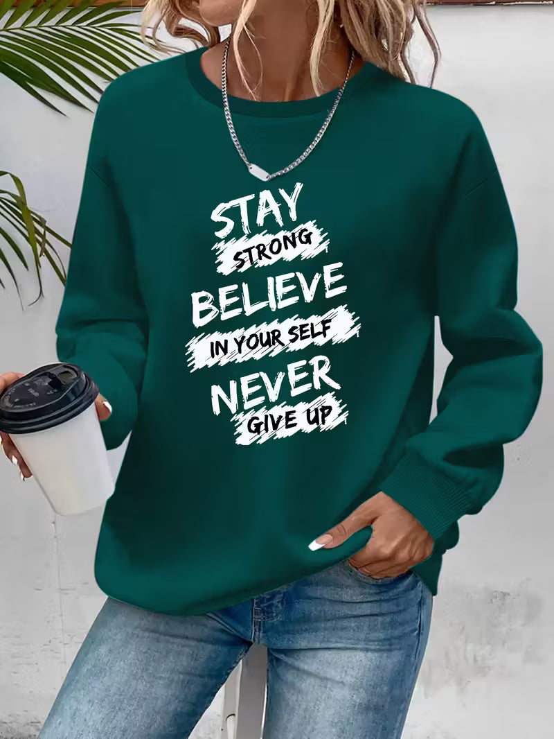 Motiverande Sweatshirt