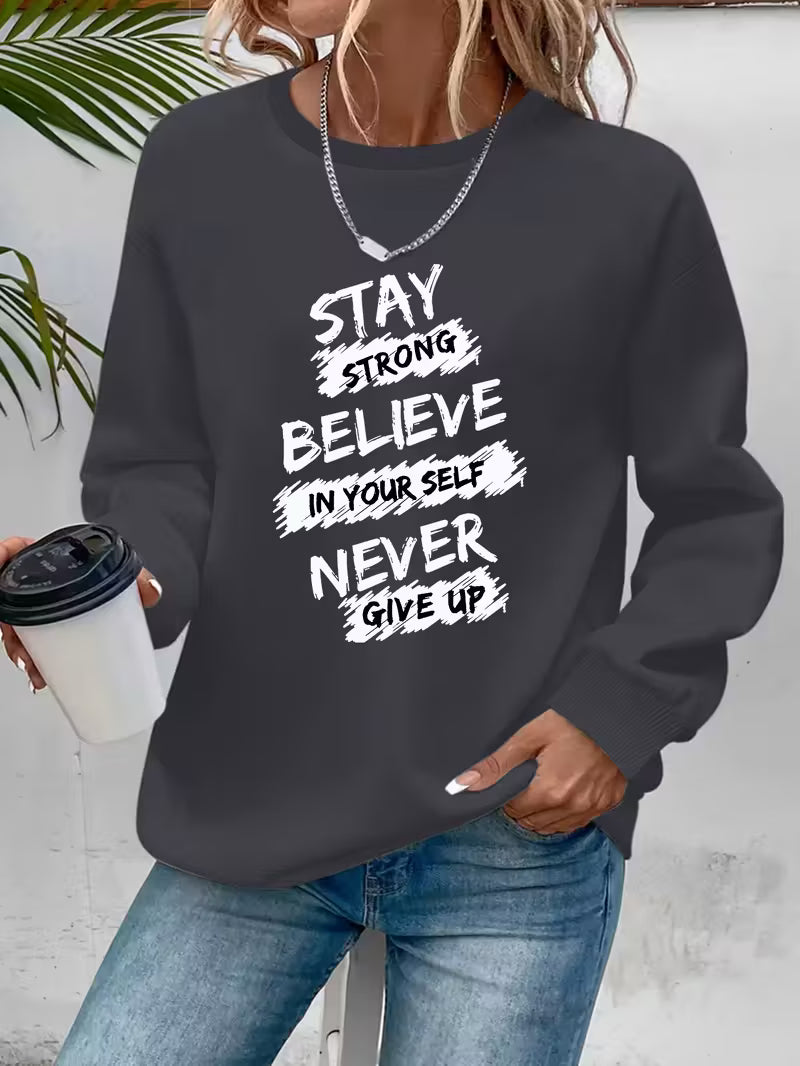 Motiverande Sweatshirt